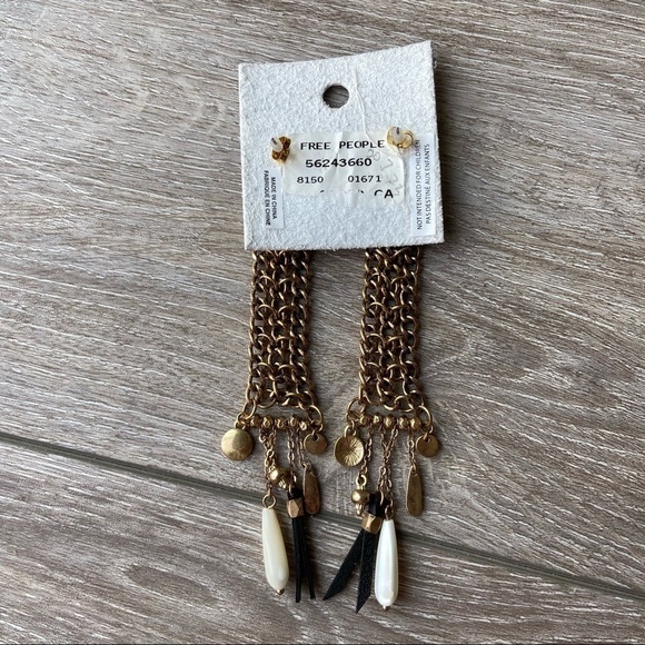 NWT Free People  Valerie Stone Earrings - Picture 5 of 8